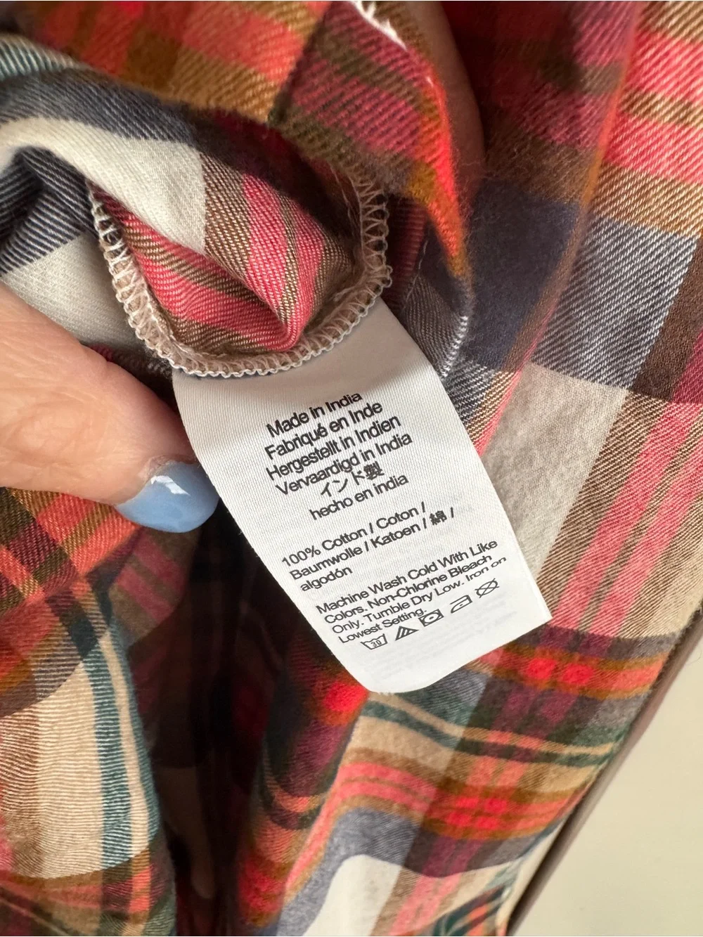 Crewcuts Girls Plaid Flannel Dress Size 12 Tie Waist Long Sleeve Holiday new nwt